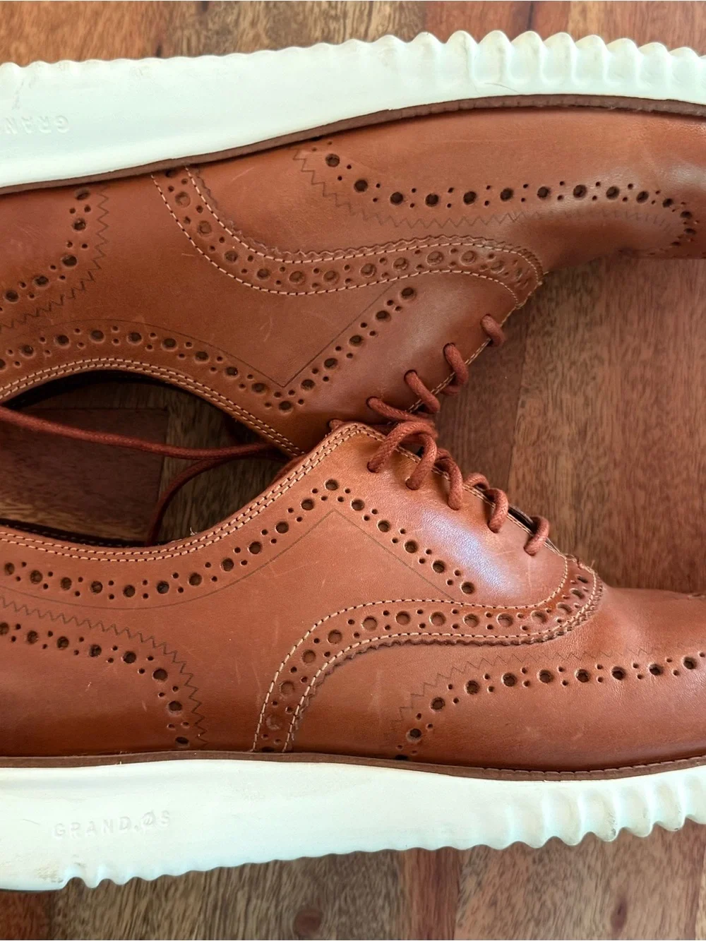 Cole Haan Brown Wing Ox Zerogrand